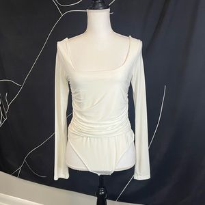 Pretty Little Thing White Bodysuit